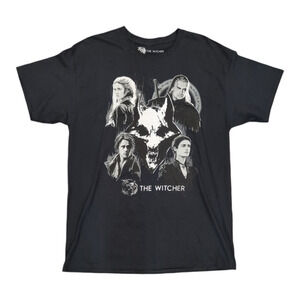 The Witcher T-Shirt Graphic Sz M Black TV Show